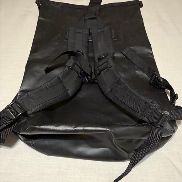 Filson Black Roll-Top Backpack with ExxonMobil Logo - Picture 5 of 12